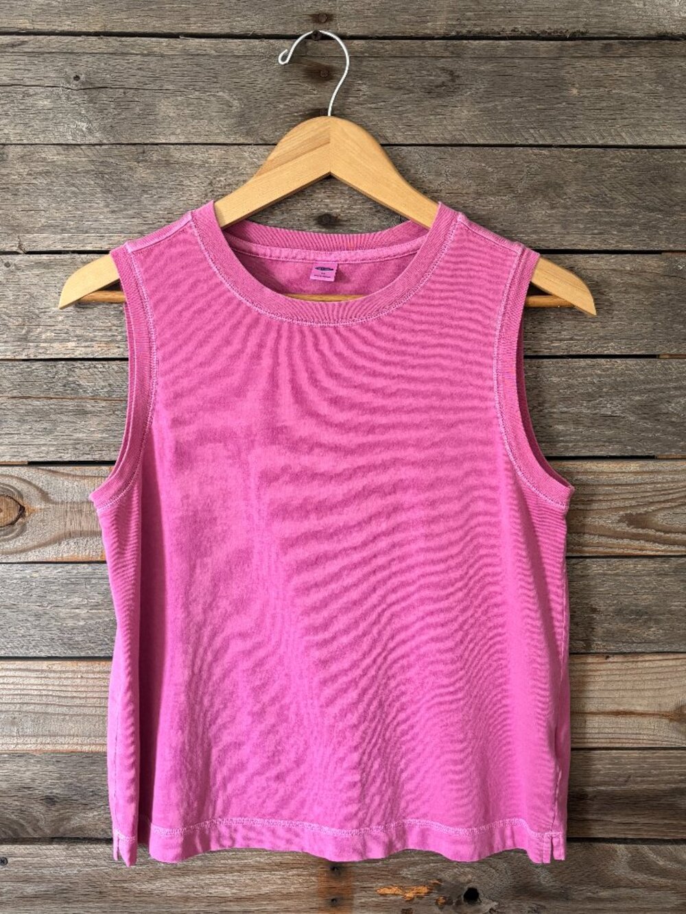 Old Navy Pink 100% Cotton Sleeveless Tank Top - Size XS